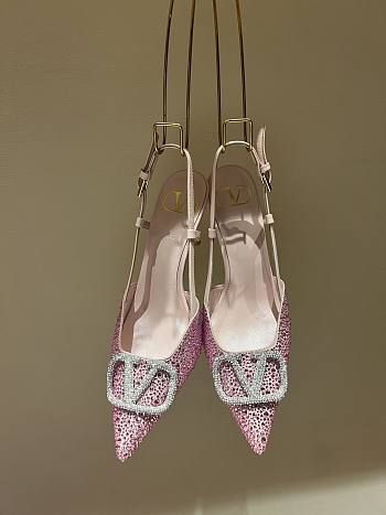 Valentino Garavani Swarovski Light Pink Size 35-40cm