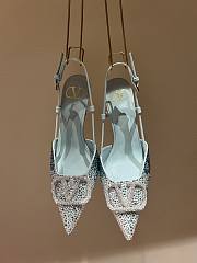 Valentino Garavani Swarovski Light Blue Size 35-40cm - 1