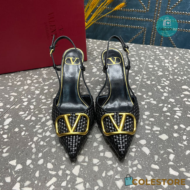 Valentino Black Height 8cm - 1