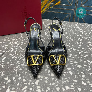 Valentino Black Height 8cm