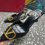Valentino Black Height 8cm - 2