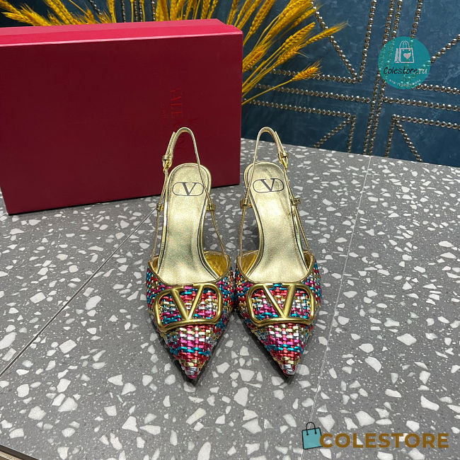 Valentino Multiple Color Heels Height 8cm - 1