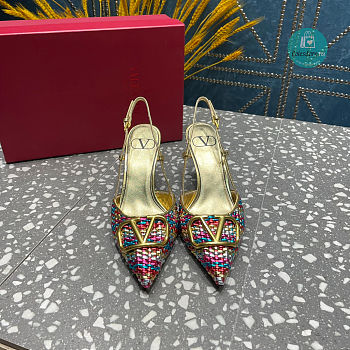 Valentino Multiple Color Heels Height 8cm