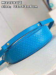 Louis Vuitton Loop Baguette Bag Blue Size 23x13x6cm - 6