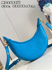 Louis Vuitton Loop Baguette Bag Blue Size 23x13x6cm - 4