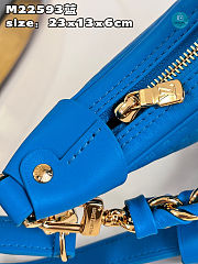 Louis Vuitton Loop Baguette Bag Blue Size 23x13x6cm - 3