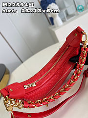 Louis Vuitton Loop Baguette Bag Red Size 23x13x6cm - 4