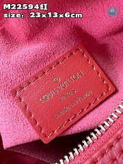 Louis Vuitton Loop Baguette Bag Red Size 23x13x6cm - 2