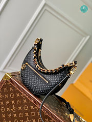 Louis Vuitton Loop Baguette Bag Black Size 23x13x6cm - 4