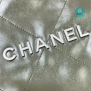 Chanel 22 Small Handbag Dark Green Size 35x37x3cm - 4