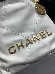 Chanel Minisize 22 Bag White Size 19x20x6cm - 5