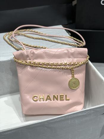 Chanel Minisize 22 Bag Pink Size 19x20x6cm