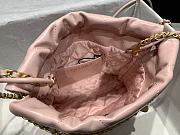 Chanel Minisize 22 Bag Pink Size 19x20x6cm - 4