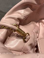 Chanel Minisize 22 Bag Pink Size 19x20x6cm - 5