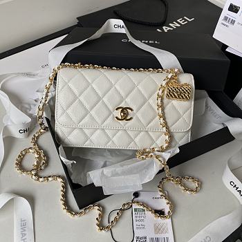 Chanel 23s Woc White Size 19cm