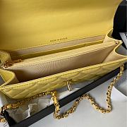Chanel 23s Woc Yellow Size 19cm - 5