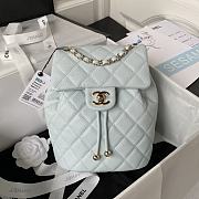 Chanel 23s Classic Caviar Gold Buckle Backpack Mint Size 23X18X10cm - 1