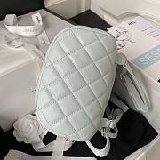 Chanel 23s Classic Caviar Gold Buckle Backpack Mint Size 23X18X10cm - 5