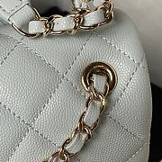 Chanel 23s Classic Caviar Gold Buckle Backpack Mint Size 23X18X10cm - 4