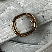 Chanel 23s Classic Caviar Gold Buckle Backpack Mint Size 23X18X10cm - 3
