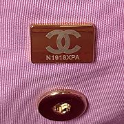 Chanel 23s Classic Caviar Gold Buckle Backpack Pink Size 23X18X10cm - 2