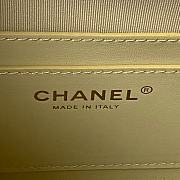 Chanel 23s Classic Caviar Gold Buckle Backpack Yellow Size 23X18X10cm - 6