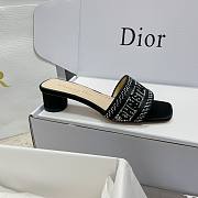 Christian Dior Dway Slides Black 001 - 3