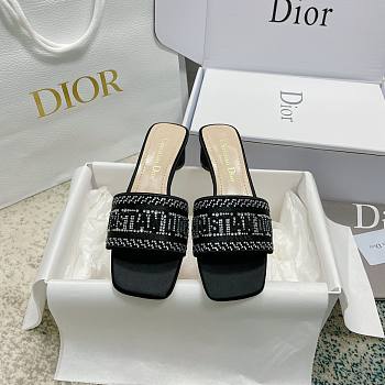 Christian Dior Dway Slides Black 001