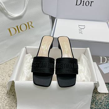  Christian Dior Dway Slides Black 002