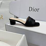 Christian Dior Dway Slides Black 002 - 4