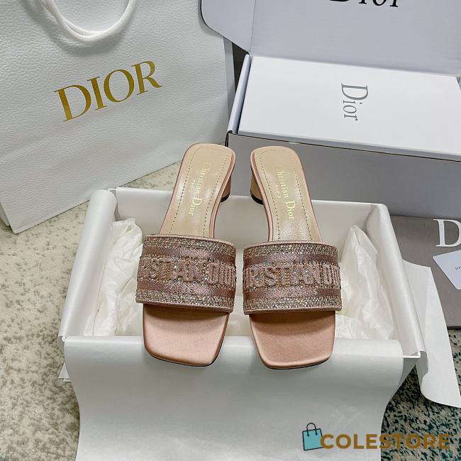  Christian Dior Dway Slides Rose 001 - 1