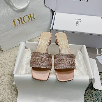  Christian Dior Dway Slides Rose 001