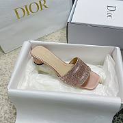  Christian Dior Dway Slides Rose 001 - 6