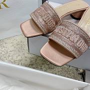  Christian Dior Dway Slides Rose 001 - 4