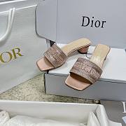  Christian Dior Dway Slides Rose 001 - 2