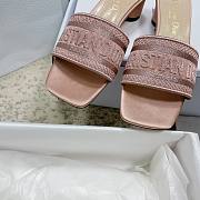  Christian Dior Dway Slides Rose 002 - 2