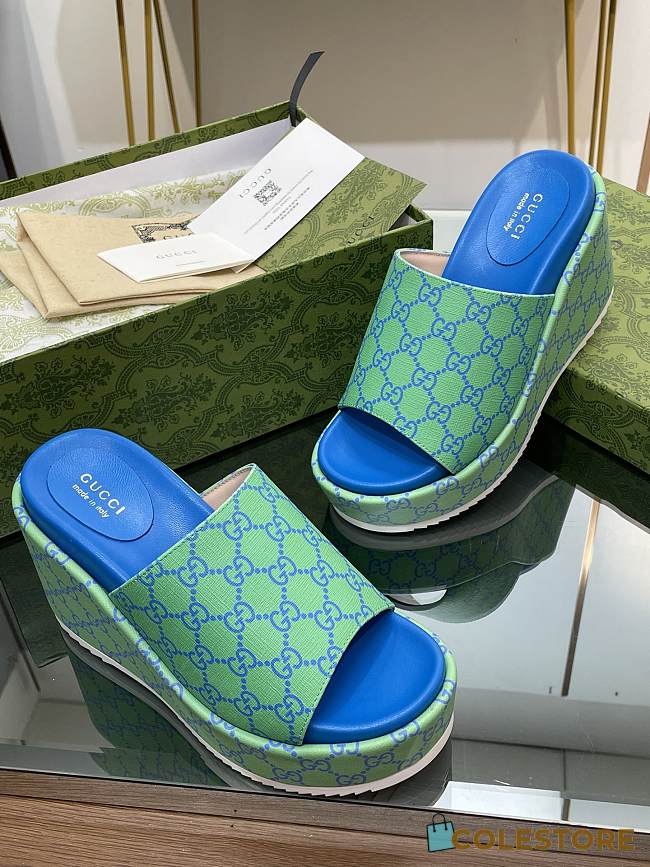 Gucci Spring-Summer 2023 Green/Blue Height 7cm - 1