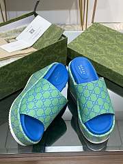 Gucci Spring-Summer 2023 Green/Blue Height 7cm - 6
