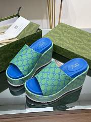 Gucci Spring-Summer 2023 Green/Blue Height 7cm - 4