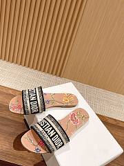 Christian Dior Flower Slippers  - 2