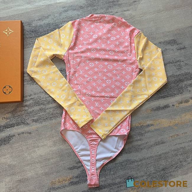 Louis Vuitton Bikini Yellow/Pink  - 1