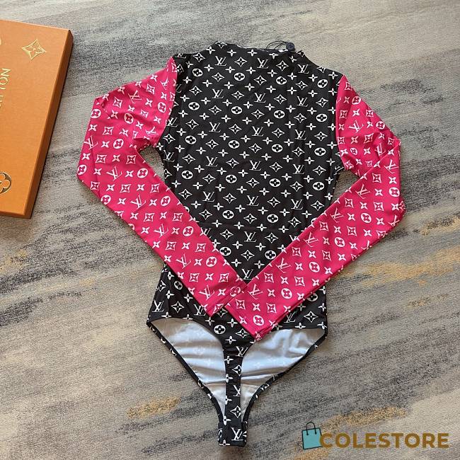 Louis Vuitton Bikini Black/Pink  - 1