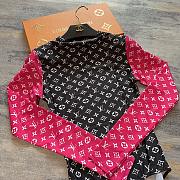 Louis Vuitton Bikini Black/Pink  - 2