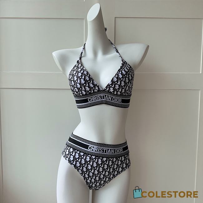 Christian Dior Bikini Bottom Blue  - 1