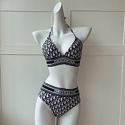 Christian Dior Bikini Bottom Blue  - 1