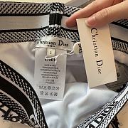 Christian Dior Bikini Bottom Blue  - 6