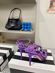 Valentino Garavani Rock Stud Pumps Purple Size 35-42cm - 5