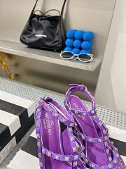 Valentino Garavani Rock Stud Pumps Purple Size 35-42cm - 4