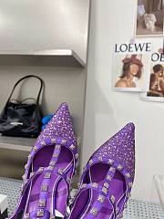 Valentino Garavani Rock Stud Pumps Purple Size 35-42cm - 2