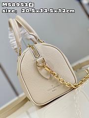 Louis Vuitton Speed Nano White Size 20.5x13.5x12cm - 6